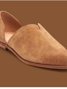Frye Suede Slip-On Loafer in Tan